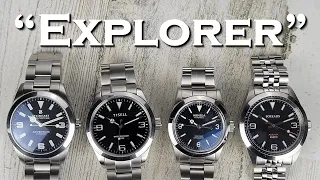 Explorer Homage Watches Video - Steinhart Adventure, Tisell EX, Borealis Adraga, and Armida A6