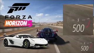 Forza Horizon 5 500 km/h Königsegg Jesko