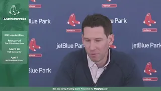 Red Sox Chief Baseball Officer Craig Breslow Live from Spring Training