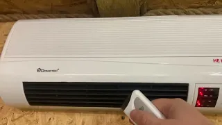 Тепловентилятор 2000 W Domotec 5961. Обогреватель настенный