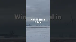 Wind farms in northern Poland