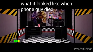 what it looked like when phone guy died