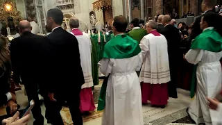 Vatican; St  Peter's Basilica sunday mass Part 10