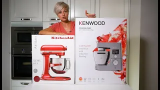 СРАВНЕНИЕ KitchenAid Artisan 6.9 🚘  VS 🚙 Kenwood Cooking Chef ОБЗОР РАСПАКОВКА Кухонная машина