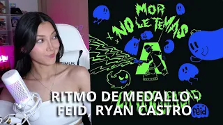 REACCIONANDO A FEID Y RYAN CASTRO - RITMO DE MEDALLO / MOR NO LE TEMAS A LA OSCURIDAD 🔥 | Camicam