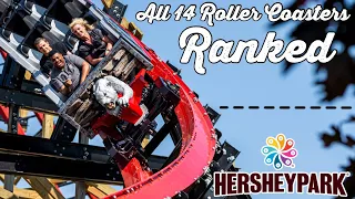 Ranking EVERY Roller Coaster at Hersheypark | Hershey, Pennsylvania (2023)