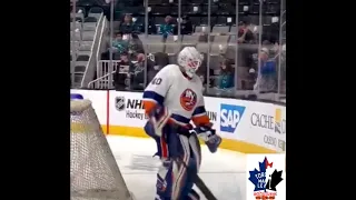 New York Islanders - practice and pregame warmup - October 20, 2018