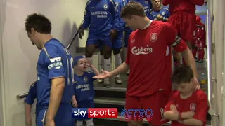 Steven Gerrard pranked by Chelsea mascot