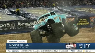 Monster Jam wheels into Salt Lake City