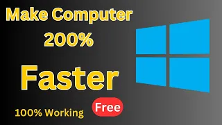 How To Make Computer & Laptop 200% Faster Than Before For Free | How To Speed Up Windows 10/11 PC