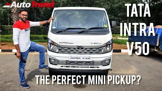 2022 Tata Intra V50 with 1500KG Payload Full Review | The Perfect Mini Pickup Truck?