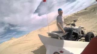 LTR 450 vs Yamaha Banshee at Nellis Dunes