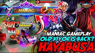 THE RETURN OF OLD XIYOR GODLY HAYABUSA?! FAST HANDS MANIAC GAMEPLAY!! | MOBILE LEGENDS