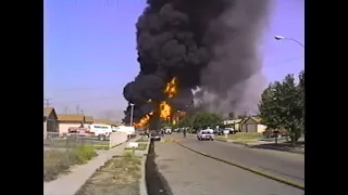 Duffy Street Incident - Fire | San Bernardino, California. May 25, 1989, at 8:05 a.m.