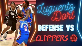 Luguentz Dort All Defensive Possessions vs. Clippers - January 24th 2021