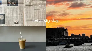 uni life in london | a productive week in my life, study with me, final year biochemistry student 📚