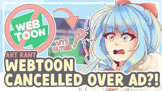 Artists are FURIOUS at Webtoon for This Ad! || SPEEDPAINT + COMMENTARY