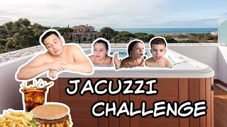 WIE HET LAATST DE JACUZZI VERLAAT, WINT!