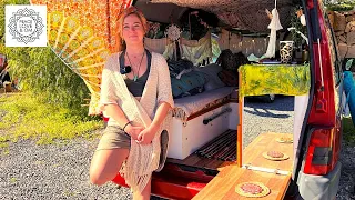 Vanessa lives in a Citroen Berlingo - Vanlife in a mini camper