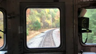 First-person view from Budd RDC on fall foliage excursion