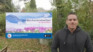 Wetterumstellung mit Regen am Wochenende