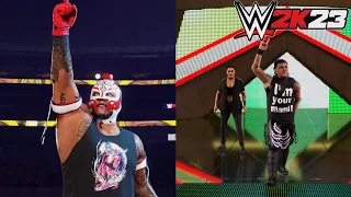 Rey Mysterio Vs Dominik Mysterio WrestleMania Match - WWE 2K23 PS5 Gameplay!!!!!