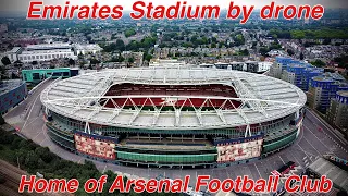 Emirates Stadium by drone. Home of Arsenal FC