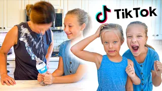 TESTING TIK TOK PRANKS ON OUR FAMILY! 😂