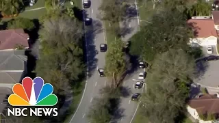 Florida School Shooting: Video Shows Students Hiding In Classroom While Gunshots Blast | NBC News