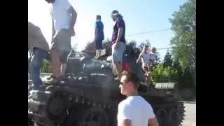 July 2, 2014 T55 Tank heads home to Cilliwack