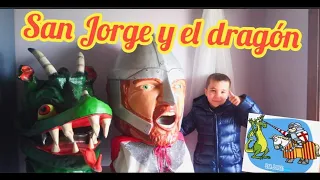 los cabezudos del día de san jorge