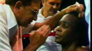 Sugar Ray Leonard vs Roberto Duran 2 and Interview with Howard Cosell