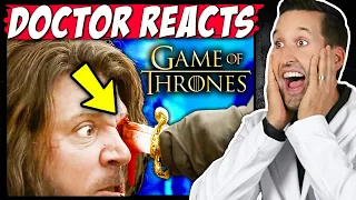 ER Doctor REACTS to Brutal Game of Thrones Injuries