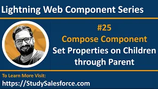 25 LWC | Compose Components | Set Properties on Children through Parent Component in LWC