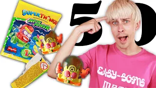 OTWIERAM 50 SASZETEK SUPER THINGS - ZDOBYŁEM NAJRZADSZĄ FIGURKĘ COLORFLASH