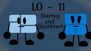 Windows 1.0 - 11 Startup and Shutdown (some fakes sounds)
