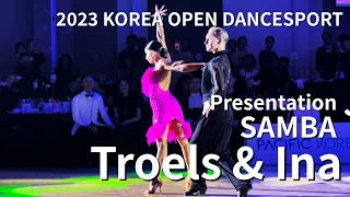 SAMBA I  Troels & Ina 2023 Korea Open Professional Latin Final Presentation