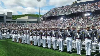 2017 West Point Graduation: Oath to Hat Toss