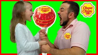 Lollipop Challenge Чупа Чупс ЧеЛЛендж - Отгадываем чупа-чупсы на ВКУС