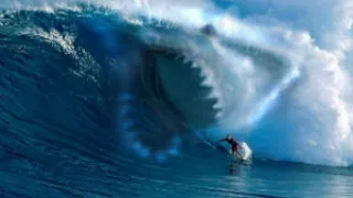 The biggest wave. Terrifying waves.