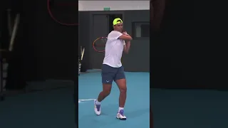 Rafa Nadal in the move