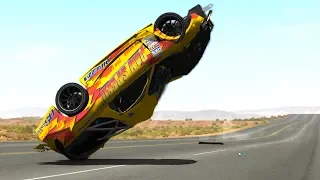 Out Of Control Car Crashes #15 - BeamNG Drive Realistic Car Crashes Compilation