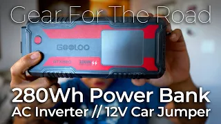 More Features In A Tiny Package // GOOLOO GTX280 Power Bank // Gear For The Road