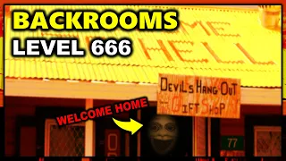 Backrooms Уровень 666 «Добро пожаловать в АД» Объяснение