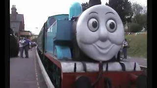 Steam. Thomas Tank, Henry, Murdoch & Diesel puff the Mid Hants Railway. April 2011