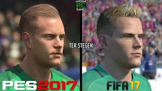 Что лучше PES 17  или  FIFA 17.