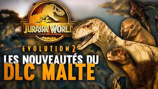 JURASSIC WORLD EVOLUTION 2 - DLC MALTE : découvrez toutes les NOUVEAUTÉS 🤩