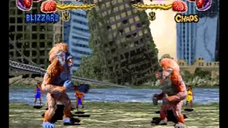 Primal Rage Playthrough - Blizzard Sega Saturn