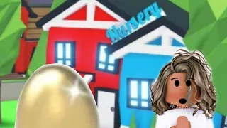 Hatching my first ever golden egg 😱|Adopt me |Roblox |MADDIE