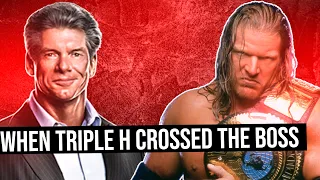 The Intense Feud Between Vince McMahon and Triple H(1999)